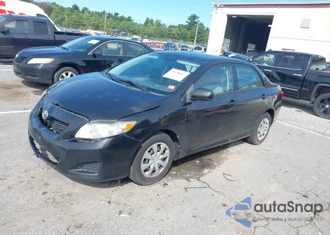 2010 Toyota Corolla Le z USA, uszkodzony, nr VIN 2T1BU4EE3AC407536